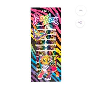 NWT Orly Lisa Frank Limited Edition Forrest Nail Wraps